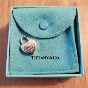 Heart Return To Tiffany Padlock Charm (Retired)